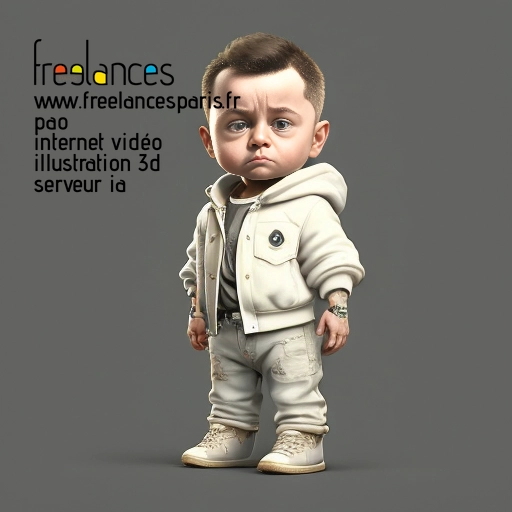 Pao mise en page internet vidéo illustration 3d serveur image IA générative AI freelance paris studio de création magazines 95I69291